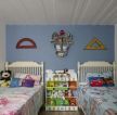 美式85平米儿童房背景墙简单装修效果图2023