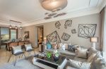 120平米时尚现代风格居家客厅沙发墙设计图片