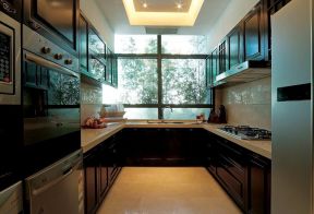 中式风格260平米别墅厨房装修图片