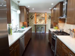 2023高档家庭开放式厨房设计图片