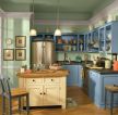 2023英伦风格家庭厨房橱柜设计图片