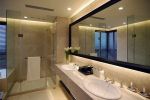 紫鑫豪庭新中式146平三居室卫生间装修案例