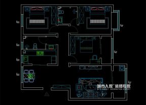 140平米三居房屋戶型設(shè)計圖