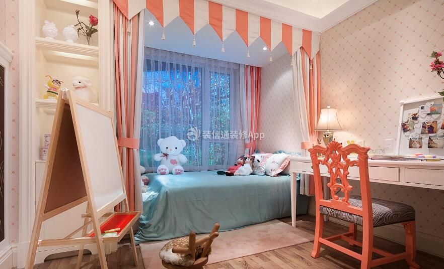 现代风格房屋儿童卧室简单装修图片