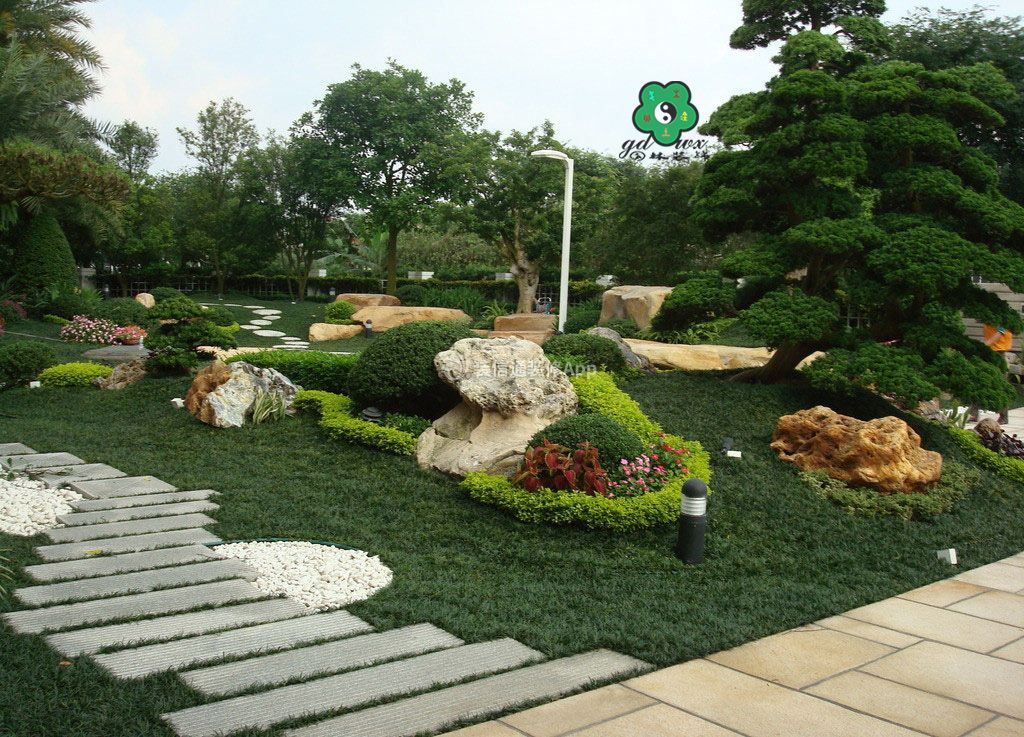 绿化景观设计 绿化草坪 