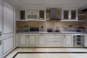 320平米简欧风格别墅厨房橱柜装修图片