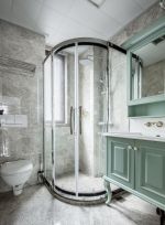 家庭卫生间整体淋浴房玻璃门装修设计