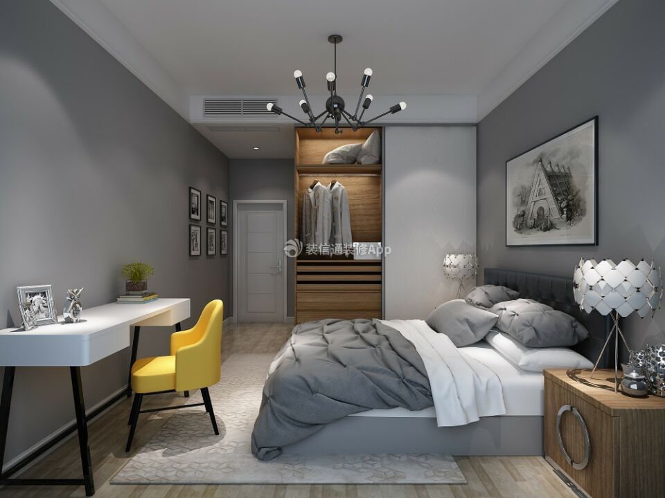 2020卧室北欧装修效果图 卧室北欧风格