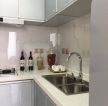 81平米现代简约两居室厨房装修图片
