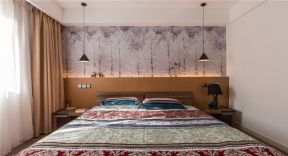 英伦都市日式130平大平层卧室装修案例