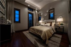 港式风格299平米别墅卧室床头台灯设计图片