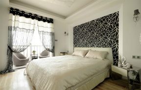 经典现代风格120平三居卧室壁灯设计图片