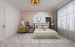 现代轻奢风格110平米二居卧室地面设计效果图