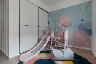 儿童玩具房室内装修墙壁设计效果图