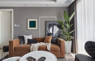 家用客厅沙发颜色搭配装修装饰图2023