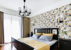美式卧室吊顶效果图 美式卧室家具图片 美式卧室风格