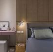 日式新房卧室床头梳妆台装修效果图片一览