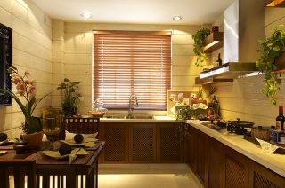 东南亚风格厨房室内装修设计图片欣赏