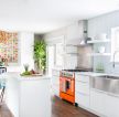 2023北欧风格厨房不锈钢橱柜拉篮设计图片