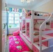 简单儿童房室内粉色公主床装修效果图