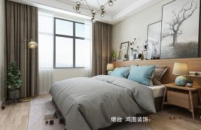 泰颐新城95平米三居室现代风格次卧装修效果图
