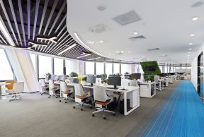 现代风格1100平米办公楼办公区设计图片