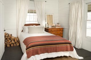 2023北欧乡村风格家庭卧室窗帘布置图片