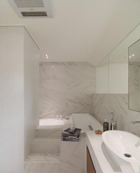 澳海澜庭80平米两居室混搭风格卫生间装修效果图