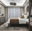 新中式风格别墅房子卧室装修图片2023