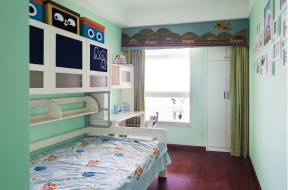 光谷悦城123㎡三居室现代风格儿童房装修效果图