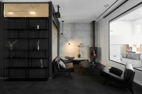  2020单身公寓客厅简单装修图 单身公寓客厅装修 2020客厅壁炉设计效果图