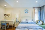 地中海风格儿童房卧室装修高清图2023