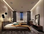 155平米现代三居室卧室灯具装修设计效果图
