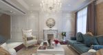 220平米复式欧式风格室内客厅沙发装潢设计