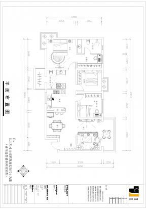 鳳凰雅苑四室二廳歐式風(fēng)格平面布置布局裝修設(shè)計(jì)圖