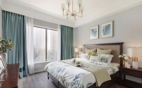 2020家居卧室窗帘图片 美式风格卧室家具