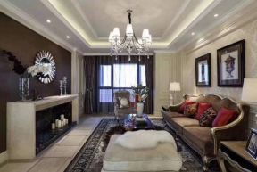 133平米最新欧式三居客厅沙发装修设计效果图欣赏