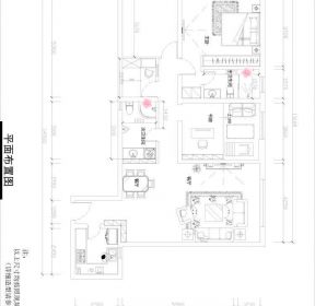 124平米新中式房屋家装室内房间平面布置-每日推荐