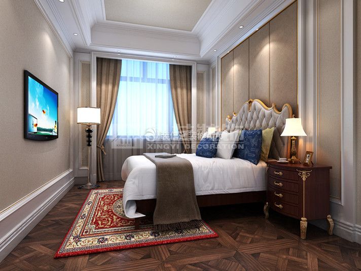 320平米欧式别墅卧室装修设计效果图欣赏