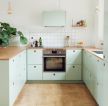 小户型北欧风格厨房橱柜颜色搭配装修图