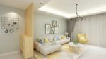 100平米现代三居沙发背景墙装修设计效果图欣赏