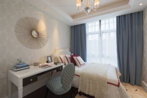 400平米欧式别墅卧室床装修设计效果图欣赏