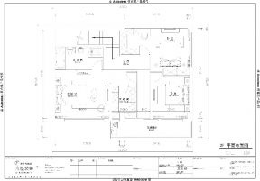 250平米復(fù)式美式平面布置裝修設(shè)計(jì)圖