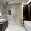 140平米卫生间室内白色浴缸装修设计图片 