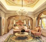 600平米古典别墅客厅装修设计效果图欣赏