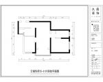 三室二厅现代简约风格142平米原始平面设计布置图