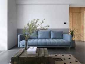 龙云香堤91平米三居现代客厅沙发装修设计效果图欣赏