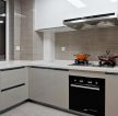 140平米现代风格转角厨房室内装修设计