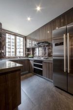 140平米现代风格厨房室内壁柜装修设计图
