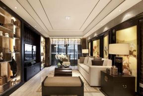 新中式风格客厅装修 2020家装中式客厅效果图